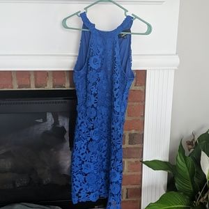 Lulu's fitted royal blue dress